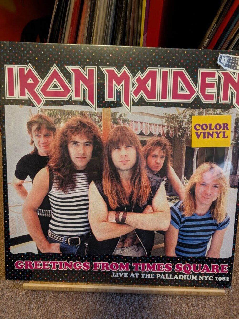 Iron Maiden - Greetings From Times Square Live '82 Vinyl Record